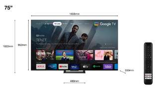 TV TCL 75%%%quot; 75C745 UHD QLED FULLARRAY GOOGLETV 144H