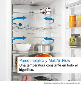 FRICOM. BOSCH KGN49VICT 203x70 NF INOX