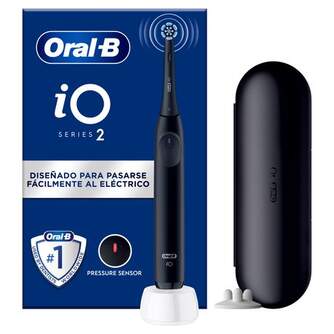 DENTAL ORALB IO2 NEGRO FUNDA 2 RECAMBIOS