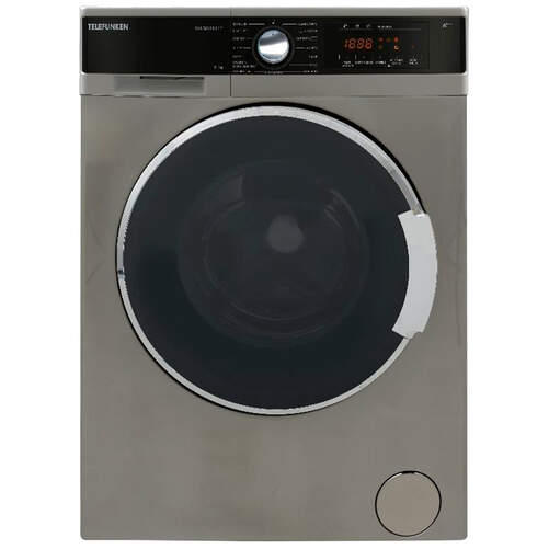 Telefunken TLK128XTBTYN Lavadora 8kg Clase D - 1200R, Media Carga Automática, 15 Programas, Inox