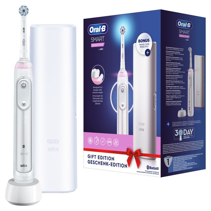 Cepillo Eléctrico Oral-B Smart Sensitive - 5 Modos, App Bluetooth