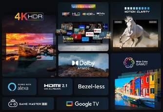 TV TCL 43%%%quot; 43P755 UHD GOOGLETV DOLBY ATMOS