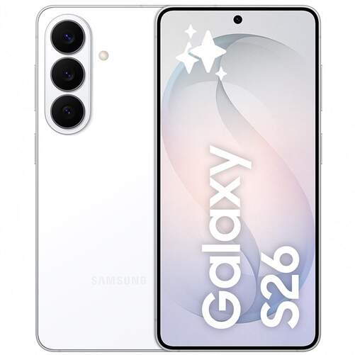Samsung Galaxy S26 12/256 GB Blanco - 6,3", Android 16, 4300 mAh, Exynos 2600, Triple C&aacute;mara 50MP