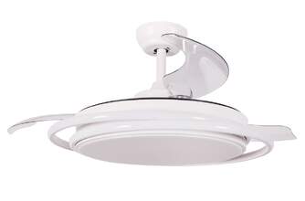 VENTILADOR TECHO FM VR1300 107CM RETRAC DUAL/LED W