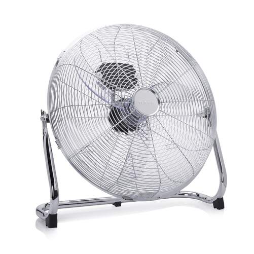 Ventilador Suelo Tristar VE-5935 - 80W, Di&aacute;metro 45cm, Inclinable, 3 Velocidades, Acero Inox