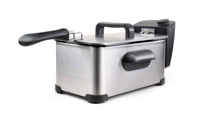 Freidora Taurus Fry 3 - 2000W, Capacidad 3 litros, Control Temperatura 150/190ºC