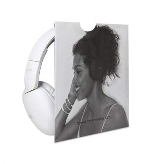 AURICULARES DCU BLUETOOTH DIADEMA   JACK BLANCO