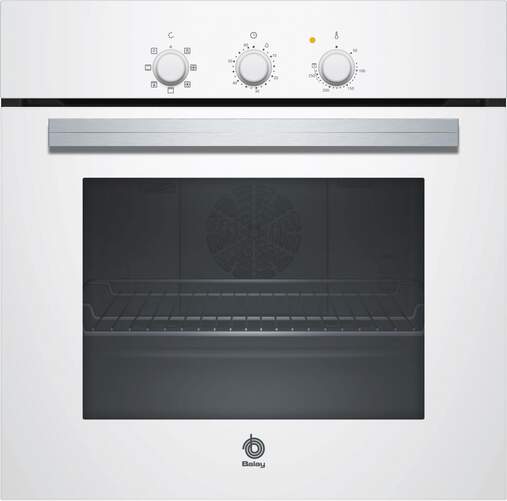 Horno Balay 3HB2010B0 - Clase A, 5 Funciones, Mandos Giratorios, Color Blanco