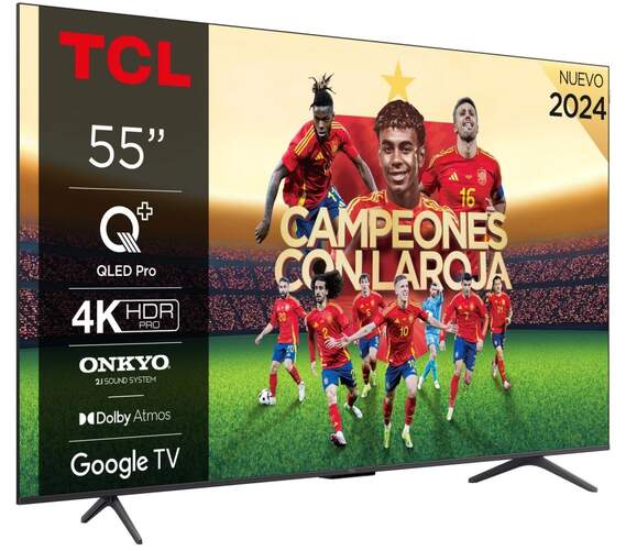 TV TCL 55" QLED 55C61B - 4K Ultra HD, QLED, Google TV, HDR