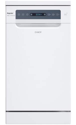 Lavajillas Candy CF0C7SB0FW - Clase C, 8 programas, 47 dBA, compacto 45 cm, Blanco
