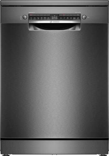 Lavavajillas Bosch SMS4EMC06E - 14 Servicios, 6 Programas, 3ª Bandeja, Display, Inox, Negro