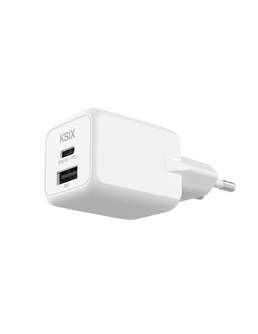 CARGADOR KSIX 1XUSB C  1XUSB A GAN DE 30W
