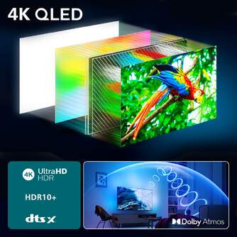 TV PHILIPS 43%%%quot; 43PUS8400 UHD QLED SMARTTV AMBILIGH