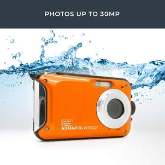 CAMARA AQUAPIX W3027 SUNSET ORANGE SUMERGIBLE