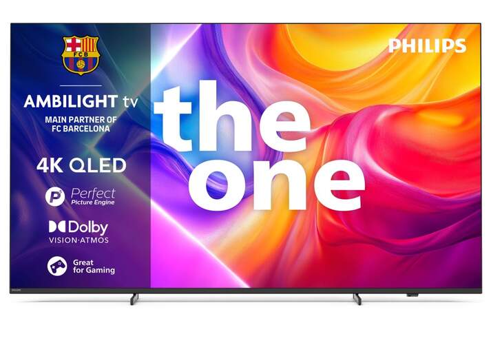 TV Philips 85" QLED 85PUS9010 - 4K Ultra HD, Ambilight, 120 Hz, P5 Picture Engine, HDR10+