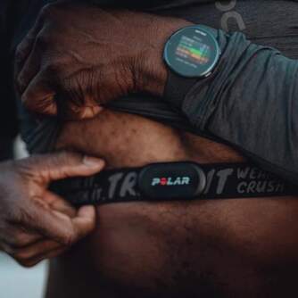 CINTA FRECUENCIA POLAR H10 N HR BLE TEXT BLK M-XXL