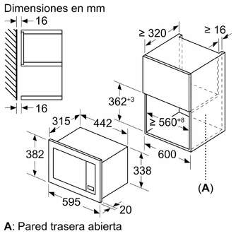 MICR. BALAY 3CG6112X3 20L INOX C/MARCO