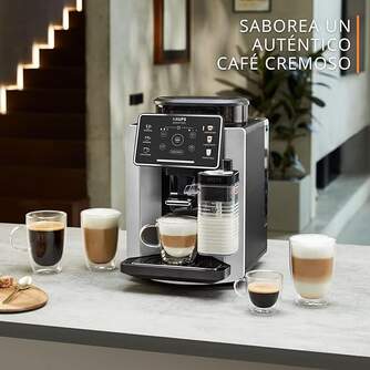 CAFET. KRUPS EA912910 SUPERAUT.LCD C/LECHE