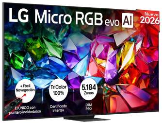 TV LG 100%%%quot; 100MRGB96B6 UHD MICRORGB A11 165HZ W26