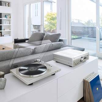 GIRADISCOS DENON DP300 USB SILVER D991