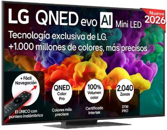 TV LG 55%%%quot; 55QNED86B6B UHD QNED EVO MINILED A8 144H