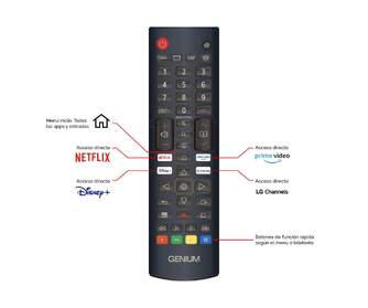 TV GENIUM 65%%%quot; GTV65UHD UHD WEBOS