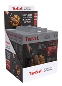 Expositor Tefal Set de 3 sartenes 22/26+ M Ingenio de 4 unidades