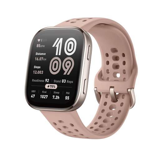 Smartwatch Amazfit Bip 6 Rosa - 1,97" AMOLED, 340 mAh, 14 días aut., BT 5.2, GPS, monitor salud