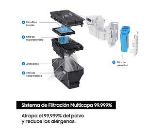 ASPI. ROBOT SAMSUNG VR30T85513W/WA AUTOVACIO WIFI