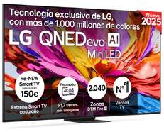 TV LG 100" QNED MiniLED 100QNED86A6 - 4K Ultra HD, 144 Hz, 40 W Dolby Atmos/Digital, HDR10