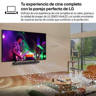TV LG 85%%%quot; 85QNED93A6A UHD QNED EVO MINILED ALFA8