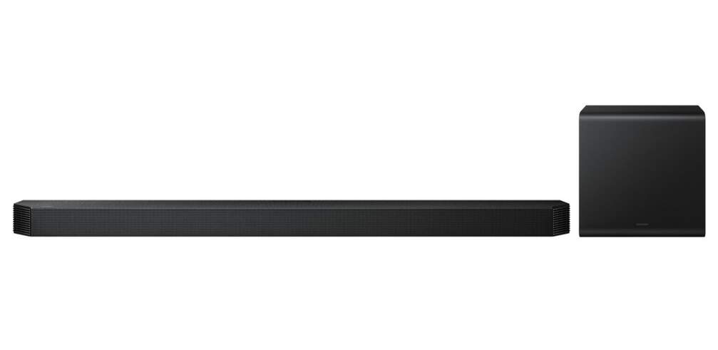 Barra de sonido Samsung HWQ800H - 5.1.2 canales, 400 W, Dolby Atmos, Subwoofer, Wi-Fi, Negro