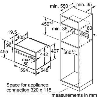 HORNO BALAY 3CB4130X3 COMPACTO 47L MULT INOX