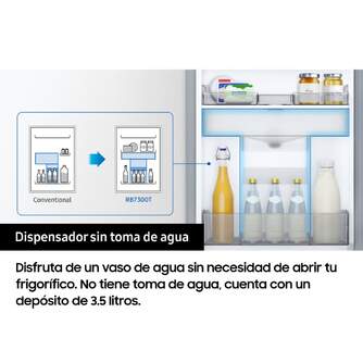 FRICOM. SAMSUNG RB34C632DSA/EF 185x60 NF INOX DISP