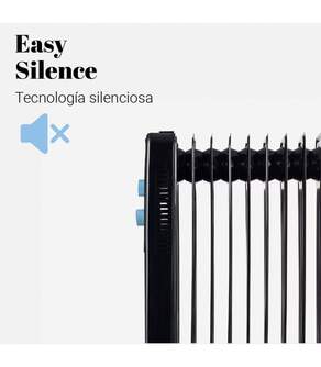 RADIADOR ACEITE U.BLUE 15009 9E 1500W. NEGRO