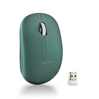 RATON NGS FOGPROGREEN INALAMBRICO SILENCIOSO VERDE
