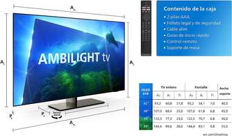TV PHILIPS 42%%%quot; 42OLED818 UHD OLED EX GOOGLETV AMBI
