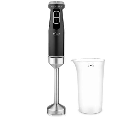 Batidora Ufesa Mars 1200 - 1200W, funci&oacute;n Turbo, 4 cuchillas, antisalpicaduras, con vaso medidor