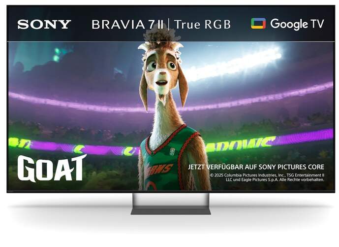 TV Sony 85" RGB MiniLED Bravia 7 II K85XR75M2PB - 4K Ultra HD, GoogleTV, Dolby Atmos 40W, HDR10