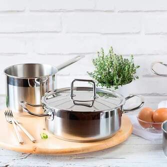 CACEROLA BRA PROFESIONAL 26CM TAPA INOX