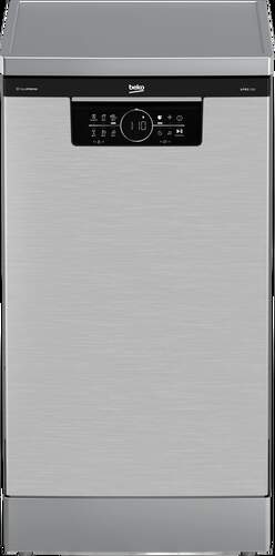 Lavavajillas Beko BDFS26046XQ - 10 Servicios, 6 Programas, 3ª Bandeja, 45 cm, Inox