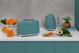 TOST. SMEG TSF01EGMEU 2R CORTO VERDE MATE 950W