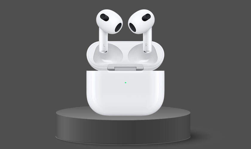 AirPods (3 Gen.) Blancos - Autonomía 30h, IPX4, Bluetooth 5.0, Chip H1, Micro, Acelerómetro