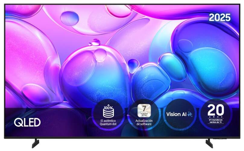 TV Samsung 85" QLED TQ85Q6F - 4K Ultra HD, Smart TV con Tizen, Q4 Lite Processor, 20 W, HDR10+