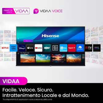 TV HISENSE 100%%%quot; 100E7NQ UHD QLED SMART TV 120HZ