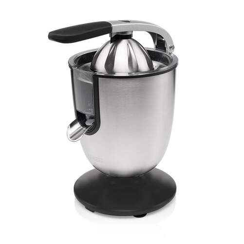 Exprimidor Princess 201863 - 300 W, De barzo, Directo al vaso, Inox