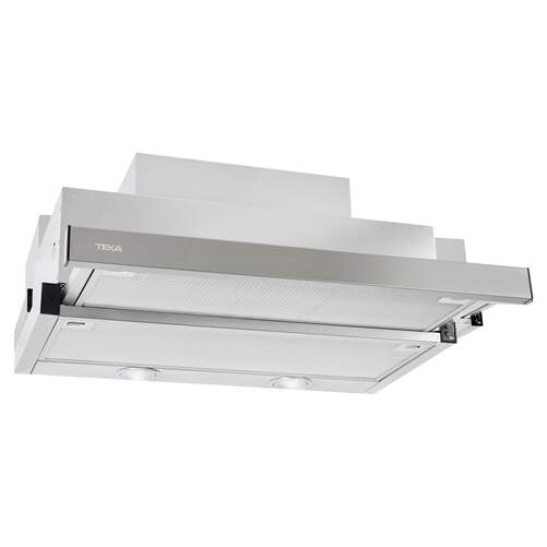 Campana Telescópica Teka CNL6610S - 60cm, 694m3/h, 60 dB, 3 Potencias, Motor Blindado Doble turbina