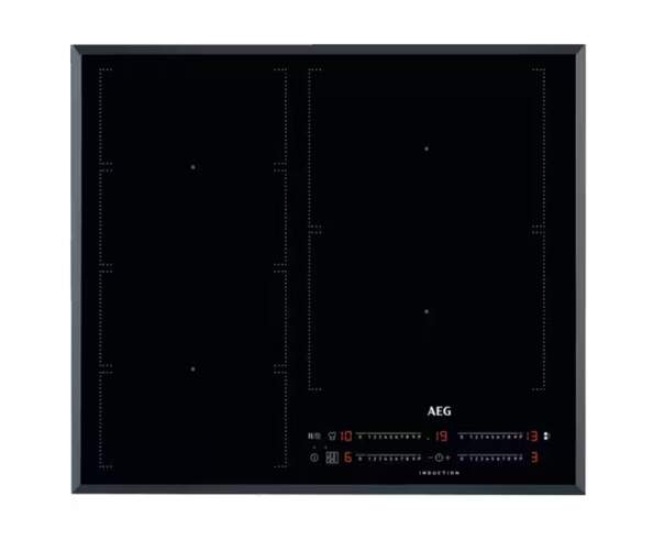 Placa Inducción AEG IKE64476FB - 4 Zonas, 60 cm, 7350 W, Negro