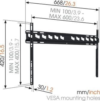 SOPORTE TV VOGEL%%%#39;S MA4000C1 FLAT WALL MOUNT 40-80%%%quot;