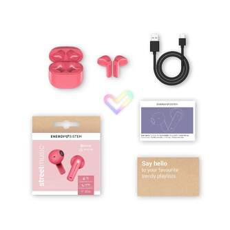 AURICULARES ENERGY SISTEM TRUE WIRELESS CORAL